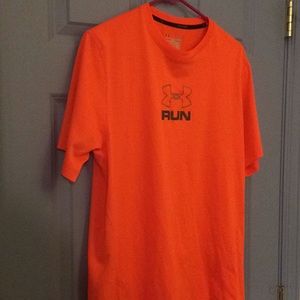 UnderArmour orange running shirt
